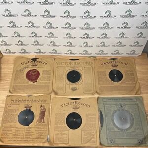 Vintage Victrola Victor 78 RPM Records Lot of 6 John McCormack Heifetz Kreisler